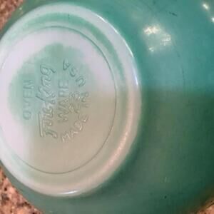 Vintage Fire-King Jadeite Mixing Bowl